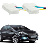02 Plug Soquete Conector Lanterna Traseira Palio Attractive