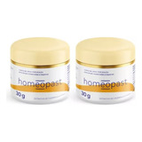 02 Potes Creme Hidratação Calcanhar Pés Cotovelos Bride