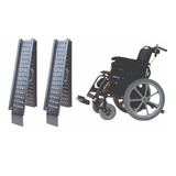 02 Rampas Aço Leve Cadeira Rodas Motorizada Ra 1500 165 Ac