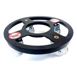 02 Suporte De Vaso Alumínio Redondo 25cm Roda Gel 240kl