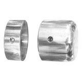 02 Tampa E 02 Anel Aluminio P Acabamento Manoplas De 1 Pol 