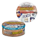 02 Und Cera Carnauba Lustra Moveis Demoliçao 200g Incolor