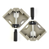 02x Esquadro Solda Marcenaria Morsa Angular Grampo 90° Graus