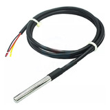 02x Sensor De Temperatura Ds18b20 Sonda À Prova Dágua