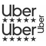 03 Adesivos Uber Porta Lateral Carro
