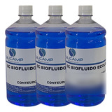 03 Bio Fluido P/ Lareira Ecológica Biofluido Frasco 1 Litro