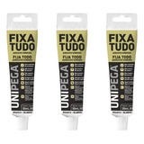 03 Cola Fixa Tudo Alto Poder Adesão Até Debaixo D'água 80g