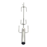 03 Espetoflex Giratório Espeto Flex Inox A Pilha Original 