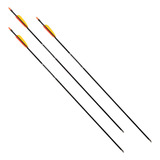 03 Flecha Seta Ek Archery Em Fibra De Vidro 30 Pol P/ Arco
