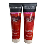 03 John Frieda Radiant Red Shampoo + 03 Condicionador 245ml