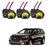 03 Conector Plug Chicote Bobina Ignição Hyundai Santa Fé