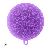 03 Esponja Silicone Antibacteriana Reutilizável Bucha Louça