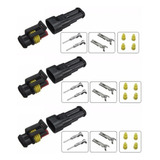03 Kit Conector Plug Automotivo 2