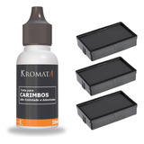 03 Refil Nykon 302 Colop 20 Tinta Carimbo
