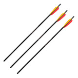 03 Seta Flecha Ek Archery Em Carbono 20 Pol Balestra Besta