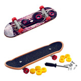 03 Skates Dedo Fingerboard Brinquedo Infantil