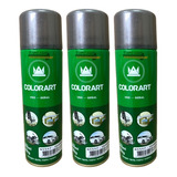 03 Tinta Spray Grafite Automotiva Metal Rodas Moto Carro