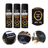 03 Tinta Spray Preto Fosco Alta Temperatura Orbi 340ml