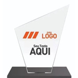 03 Troféus Personalizados Em Acrílico 30 Medalhas 5 Cm