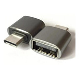 03pçs Mini Adaptador Otg Tipo Type C 2 0 Macbook Pc Celular
