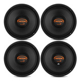 04 Alto Falantes Woofer Triton 8 Ohms 450w Rms 8 Pol Médio