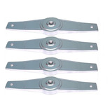 04 Flanges Rodoar Régua Para Dianteira - Roda Raiada