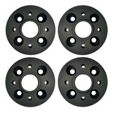 04 Pçs Adaptador De Roda Peugeot 4x108mm P/ 4x100mm 25mm Spf