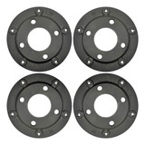 04 Pçs Adaptador Roda Fusca 4 Furos 4x130mm P/ 5x205mm Spf