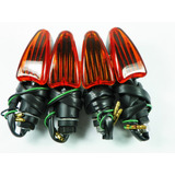 04 Piscas Seta Modelo Mini Flecha Âmbar Hornet Cb300 500 Cg 