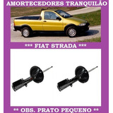 04 Amortecedores 02 Kits Batentes Strada Até 2001
