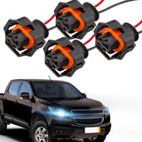 04 Conector Plug Do Bico Injetor Diesel S10 Blazer 2 8 Mwm