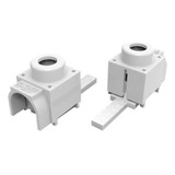 04 Conector Terminal P Disjuntor Din Genérico 16mm Frontal