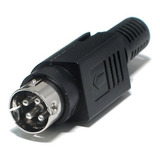 04 Conectores Plug Kycon Mini din 4 Pinos grosso P Fonte