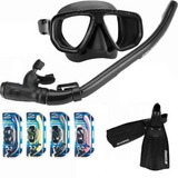 04 Kits De Mergulho Seasub Mascara E Snorkel Frete Gratis