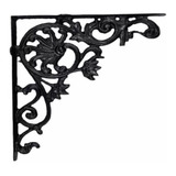 04 Mão Francesa 31x35 Floral Cantoneira Alumínio