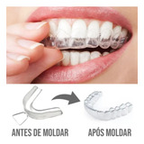 04 Placas Miorrelaxante Acrílico Silicone Moldável Bruxismo