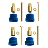 04 Prolongador Registro Pressão Gaveta Docol 1 2 3 4 1 1 1 2 Acabamento Fosco Cor Azul