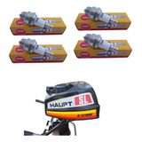 04 Velas Ignição Original Ngk Bm6a Motor Popa Haupt 7 5 Hp