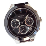 047 RLG Relógio De Pulso Dkny Ceramic All Stainless Bracelet