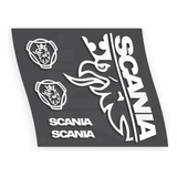 05 Adesivo Scania Para Caminhão Aguia Galo Truck Qualificado