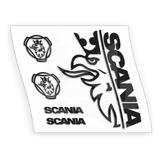 05 Adesivo Scania Para Caminhão Aguia Galo Truck Qualificado