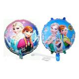 05 Balão Metalizado Frozen 2 De 45 Cm +varetas Grátis