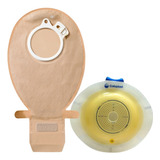 05 Bolsa De Colostomia 70mm + 5 Placa Convexa Sensura Click