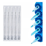 05 Biqueiras Com Agulha Descartável Mg Rl Tattoo Barato