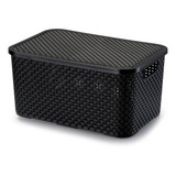 05 Caixa Organizadora Rattan 7l Cesto Organizador Ratan 7l