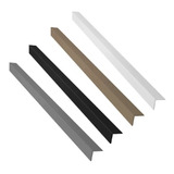 05 Cantoneiras L Pvc 20 X 20 X 1 5mm X 3 0m Para Acabamentos