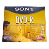 05 Discos Virgem Gravavel Sony Dvd r 120 Minutos 4 7 Gb