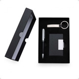 05 Kits De Caneta Chaveiro E Porta Cartão Brinde Presente