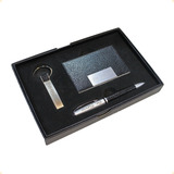 05 Kits De Caneta Chaveiro E Porta Cartão Personalizado