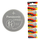 05 Pilhas Baterias Cr1632 Panasonic 1 Cartela